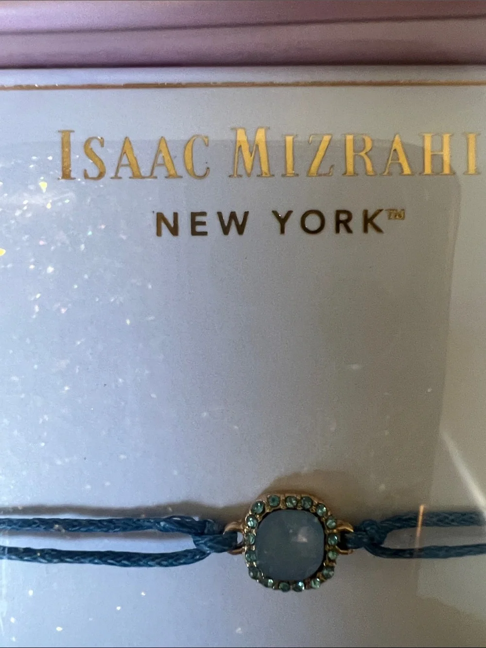 Isaac Mizrahi Light Blue Three-Piece Bracelet Set
